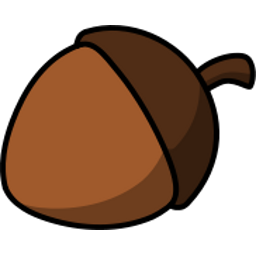 Download free brown acorn icon